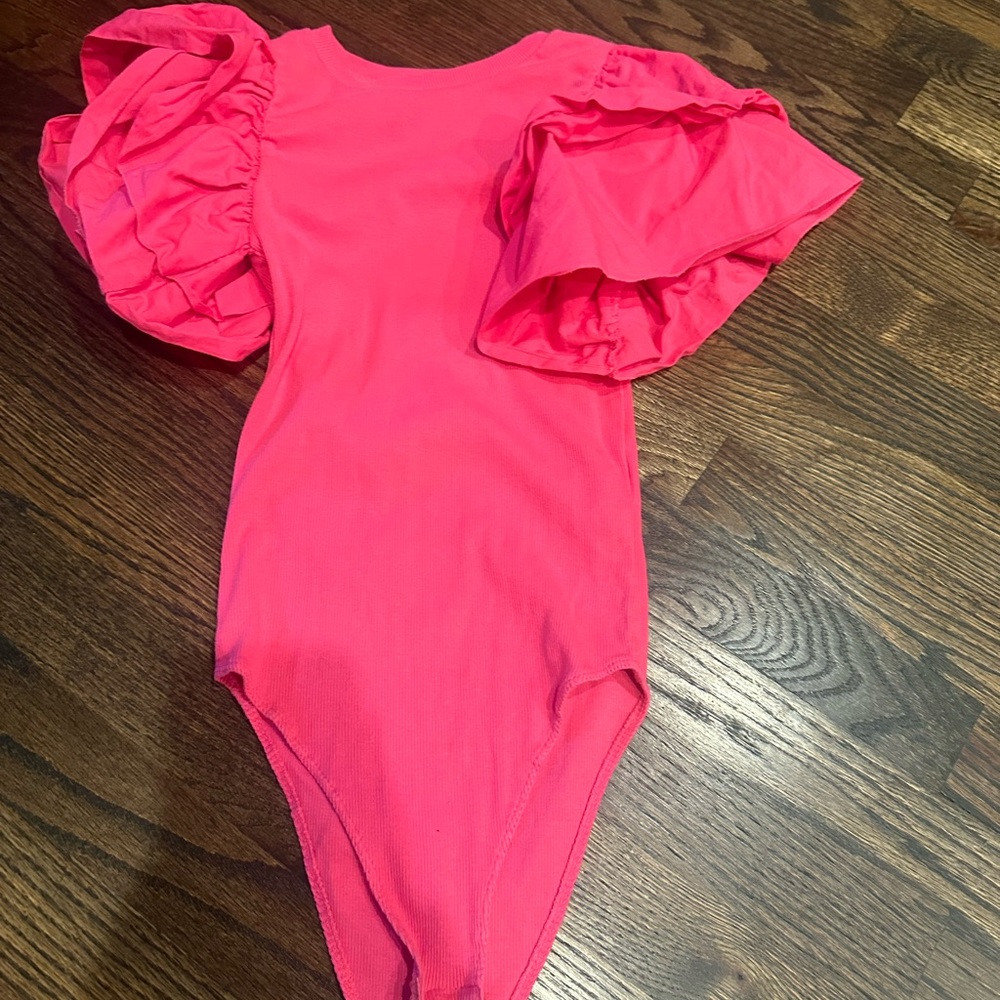 Zara pink body suit size small